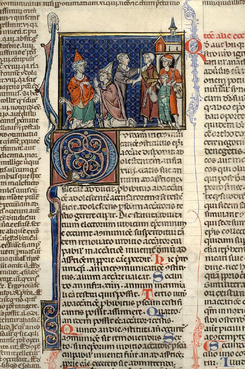 Paris, Bibl. Mazarine, ms. 1291, f. 130v - vue 1