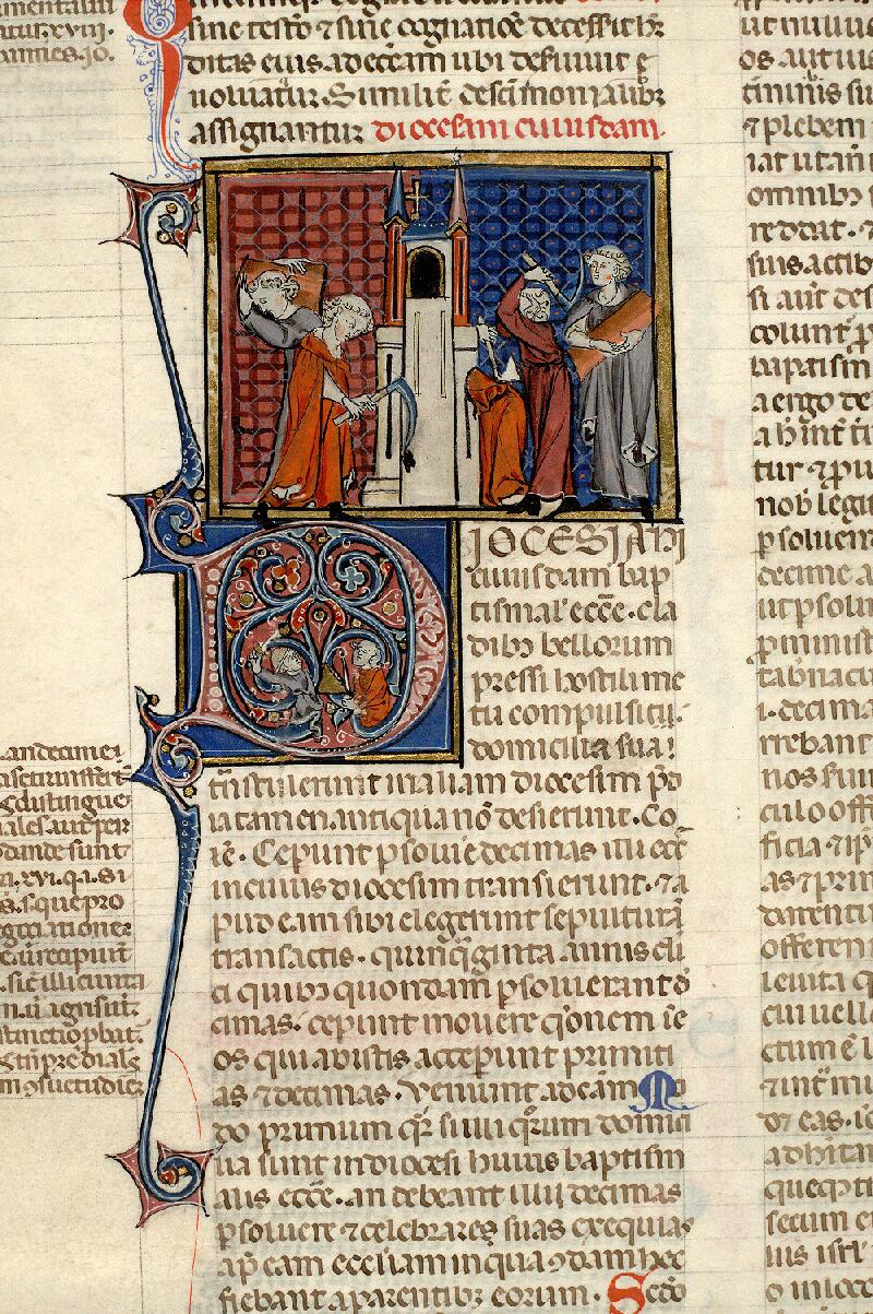 Paris, Bibl. Mazarine, ms. 1291, f. 176v - vue 1