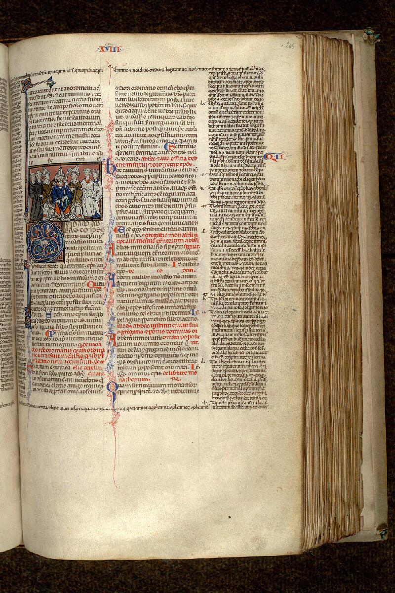 Paris, Bibl. Mazarine, ms. 1291, f. 206 - vue 1