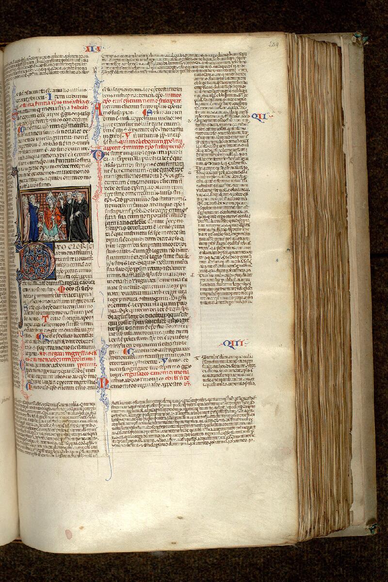 Paris, Bibl. Mazarine, ms. 1291, f. 209 - vue 1
