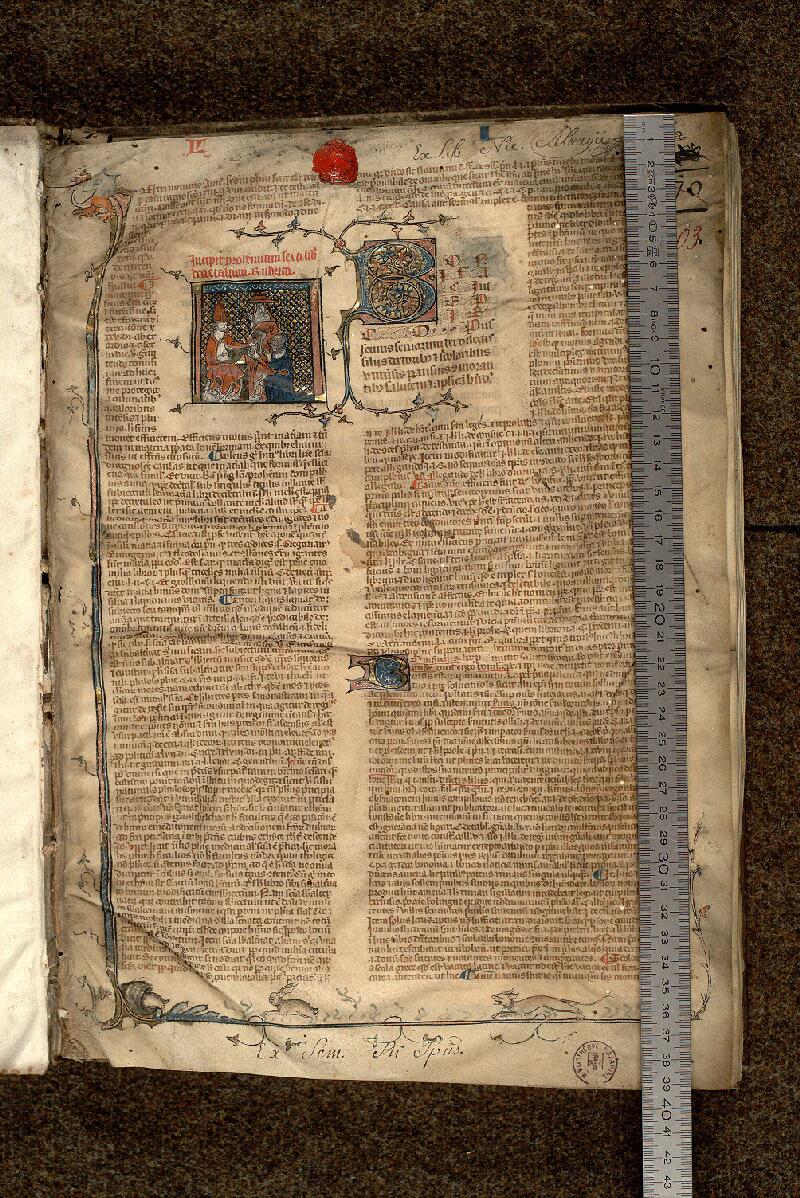 Paris, Bibl. Mazarine, ms. 1303, f. 001 - vue 1