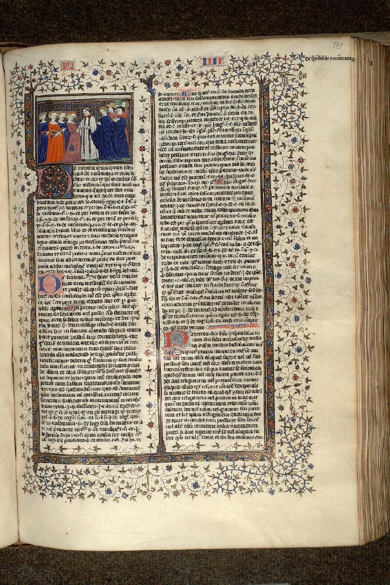 Paris, Bibl. Mazarine, ms. 1334, f. 149 - vue 1