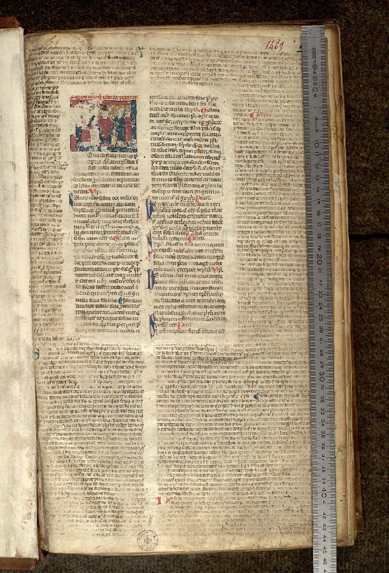 Paris, Bibl. Mazarine, ms. 1409, f. 001 - vue 1