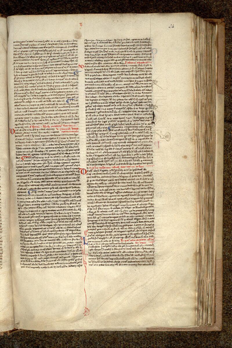 Paris, Bibl. Mazarine, ms. 1411, f. 024 - vue 1