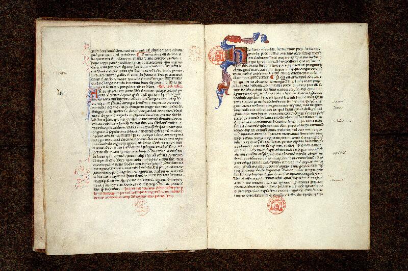 Paris, Bibl. Mazarine, ms. 1526, f. 002v-003