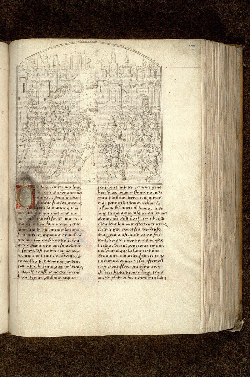 Paris, Bibl. Mazarine, ms. 1556, f. 119 - vue 1