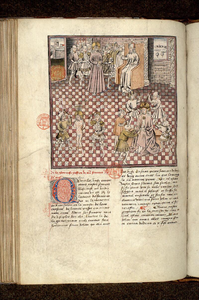 Paris, Bibl. Mazarine, ms. 1559, f. 218v - vue 1