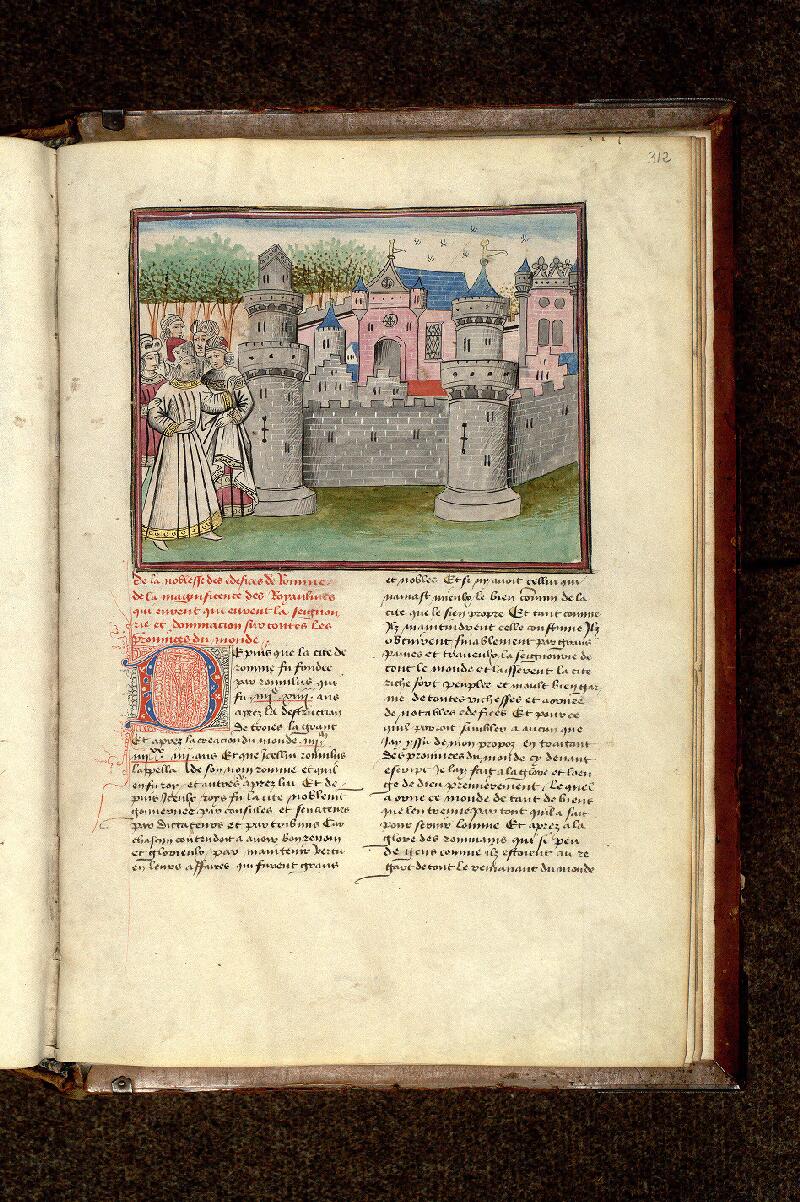 Paris, Bibl. Mazarine, ms. 1559, f. 312 - vue 1