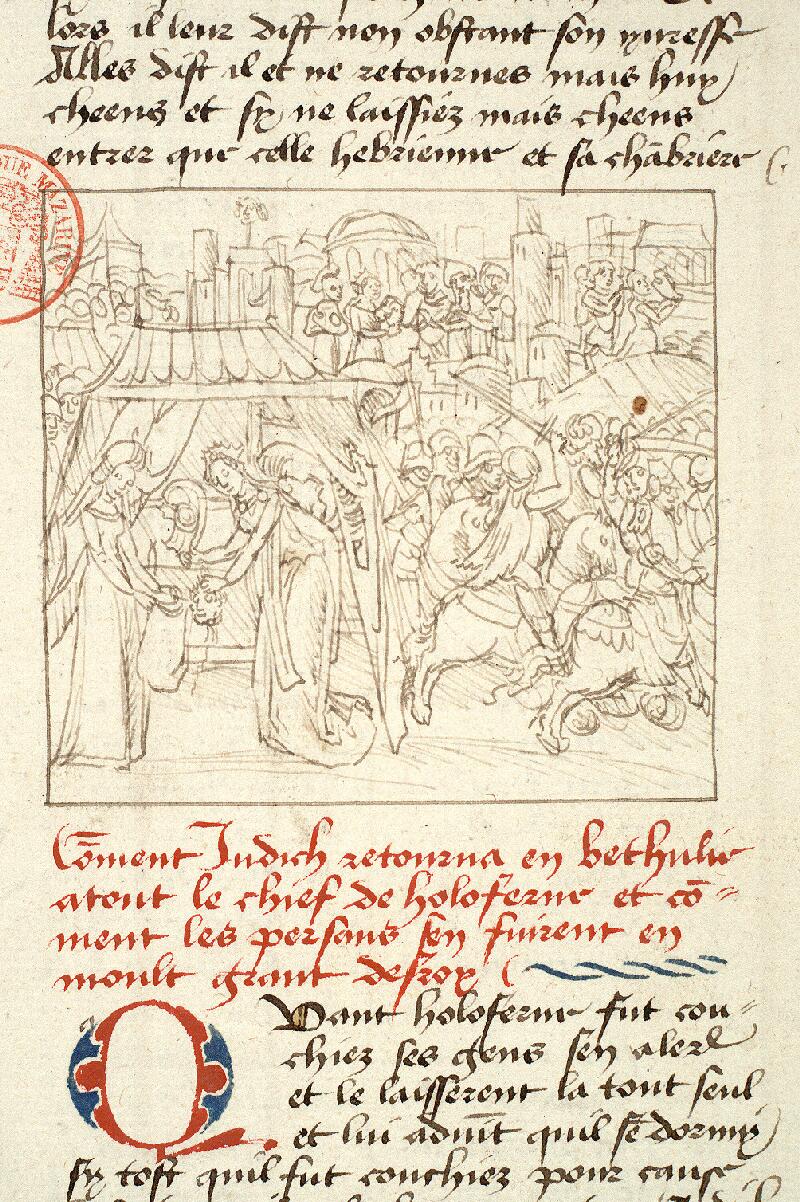Paris, Bibl. Mazarine, ms. 1562, f. 142