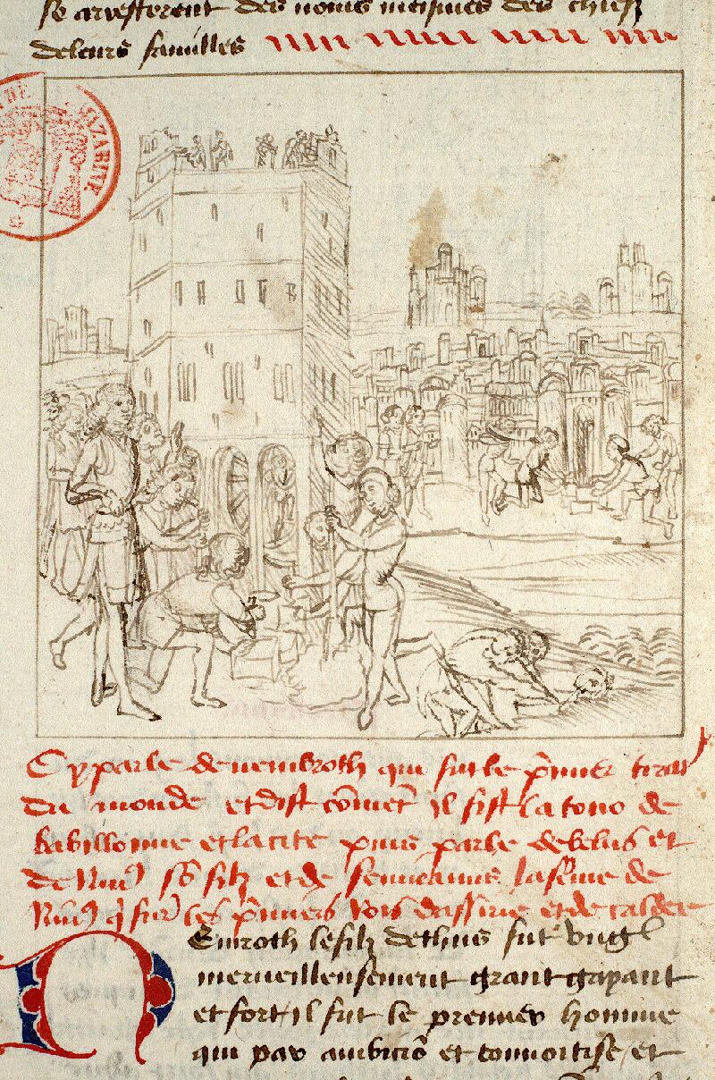 Paris, Bibl. Mazarine, ms. 1562, f. 167v
