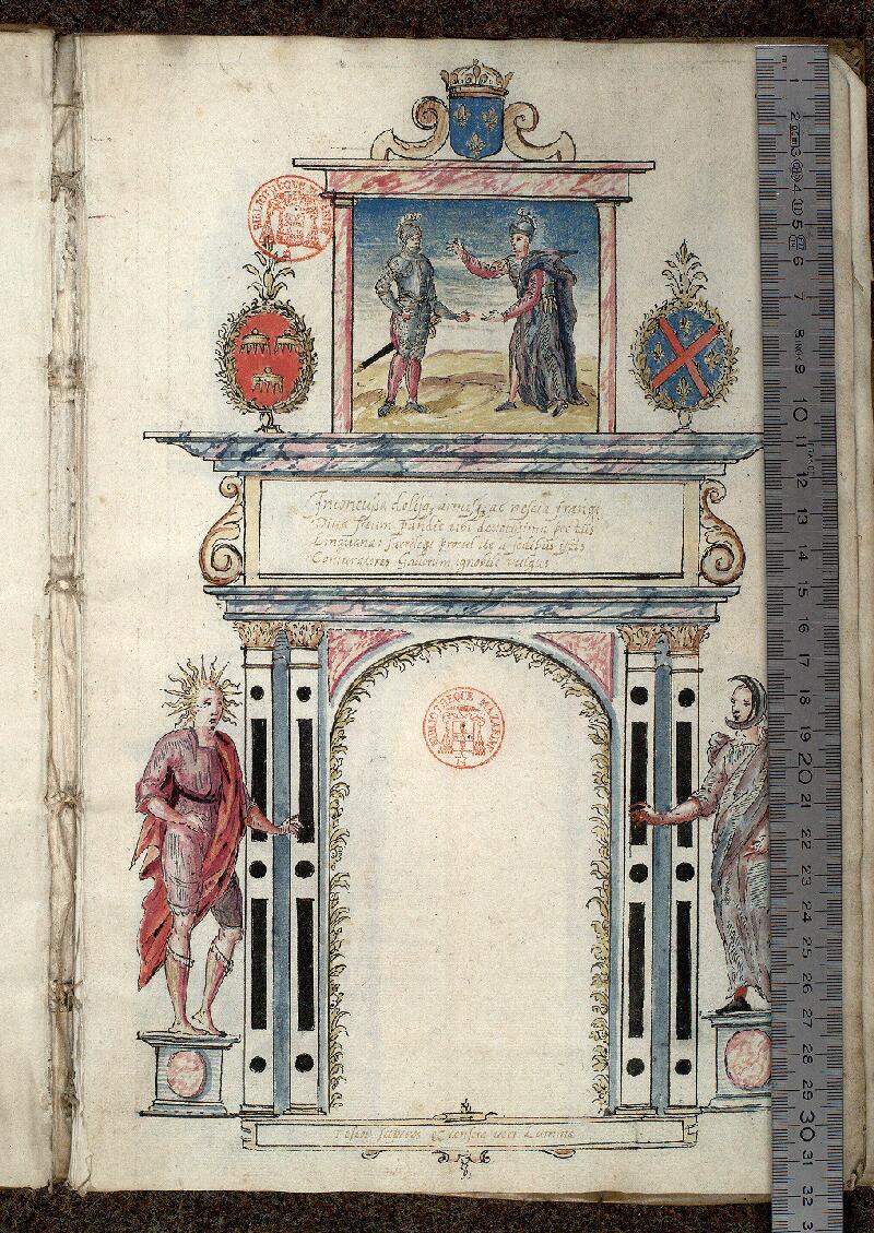 Paris, Bibl. Mazarine, ms. 3267, f. 002 - vue 1