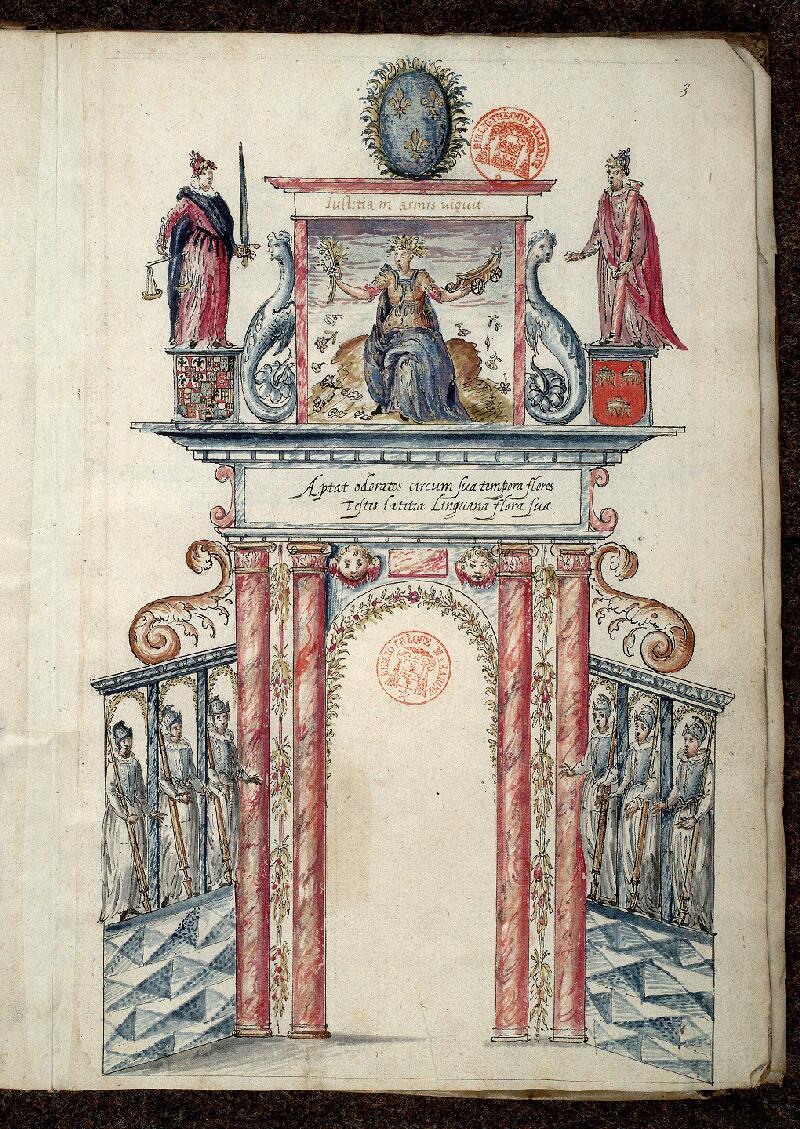 Paris, Bibl. Mazarine, ms. 3267, f. 003