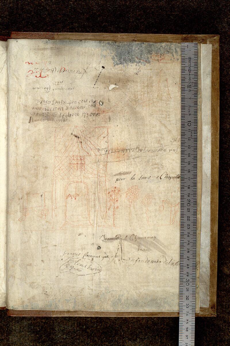 Paris, Bibl. Mazarine, ms. 3339, f. G - vue 1