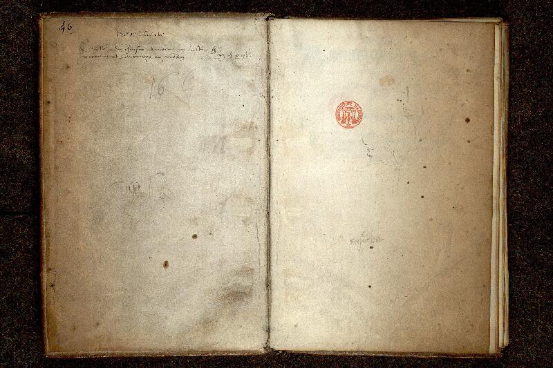 Paris, Bibl. Mazarine, ms. 3355, f. contre-plat sup.-000A