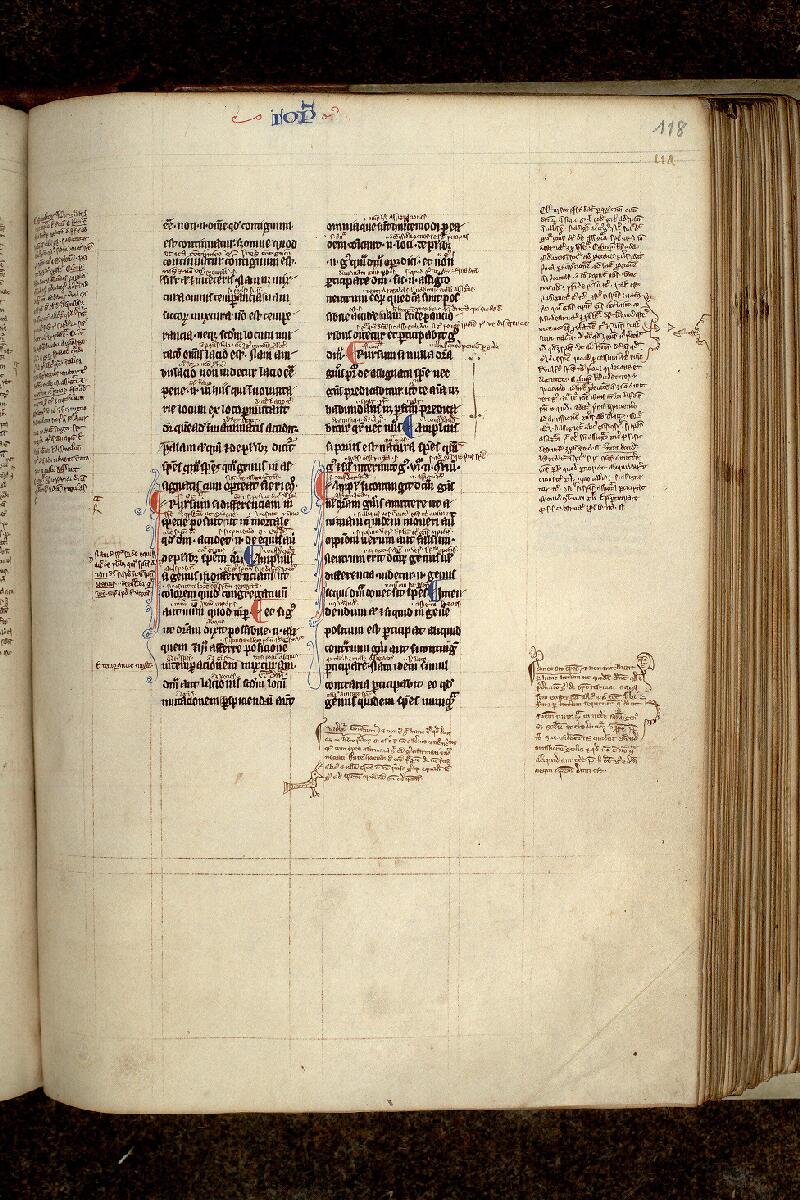 Paris, Bibl. Mazarine, ms. 3470, f. 118