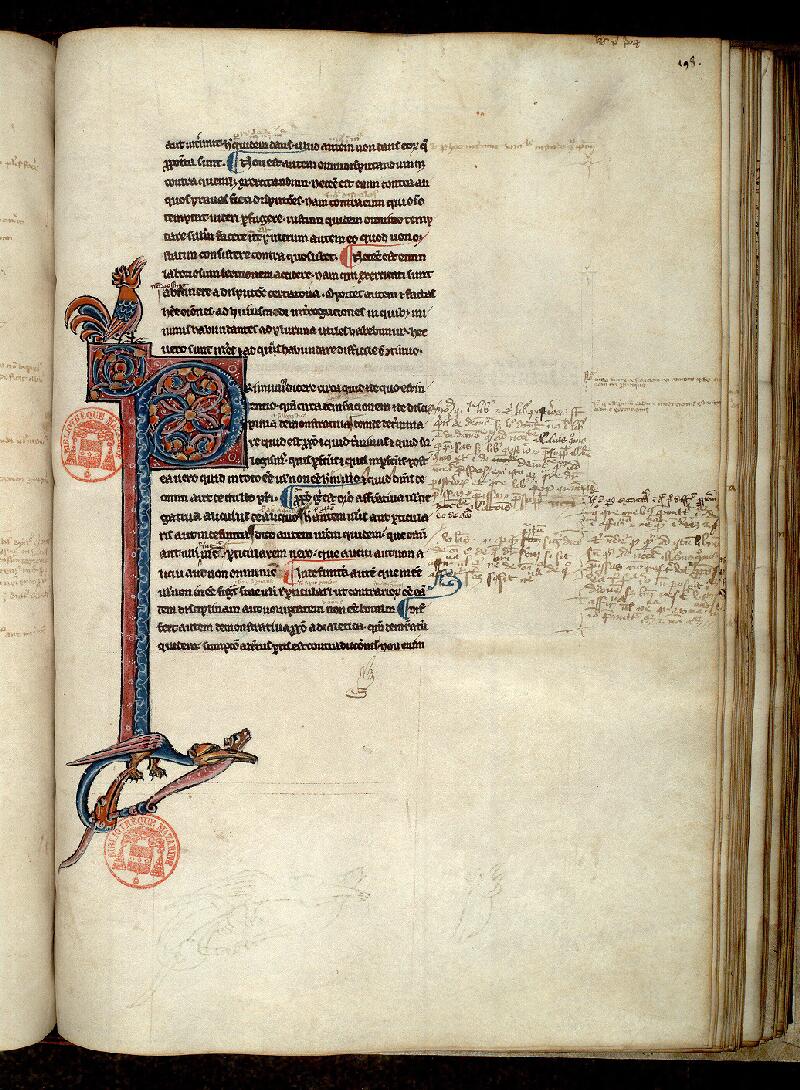 Paris, Bibl. Mazarine, ms. 3471, f. 198