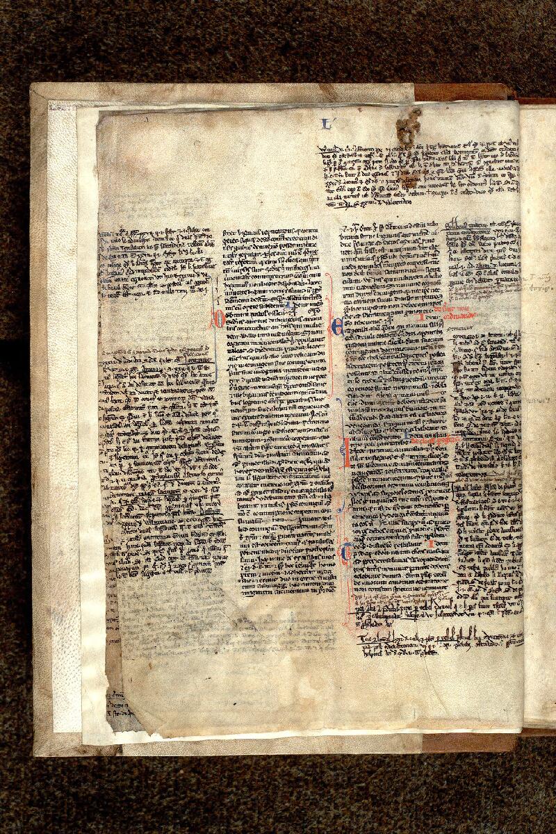 Paris, Bibl. Mazarine, ms. 3520, f. 000II v - vue 2