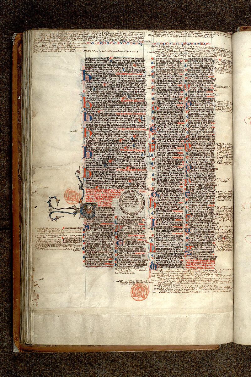 Paris, Bibl. Mazarine, ms. 3599, f. 069v - vue 1