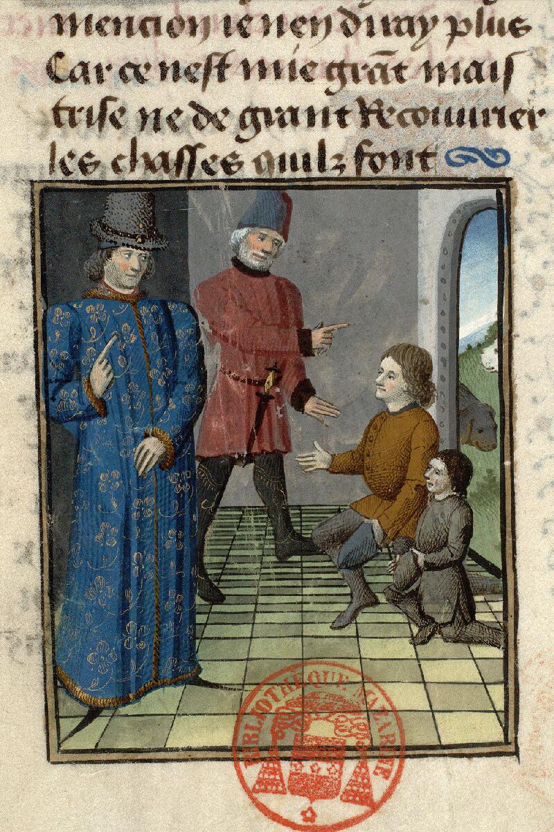 Paris, Bibl. Mazarine, ms. 3717, f. 041 - vue 2