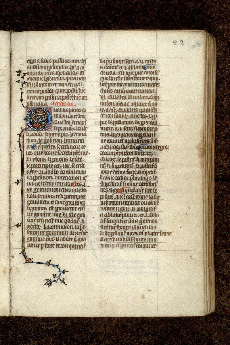 Paris, Bibl. Mazarine, ms. 3794, f. 022
