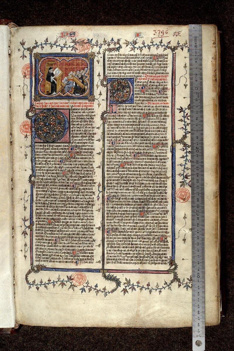 Paris, Bibl. Mazarine, ms. 3796, f. 001 - vue 1