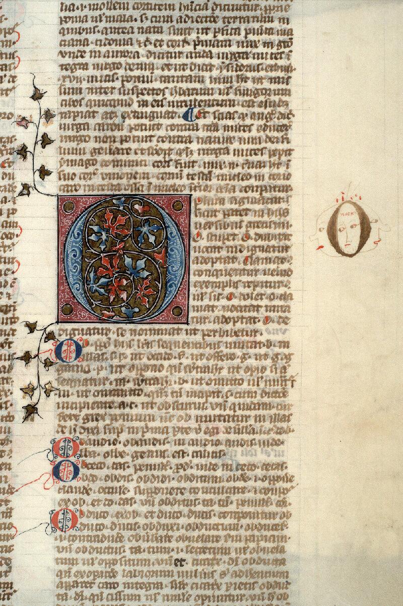Paris, Bibl. Mazarine, ms. 3798, f. 258