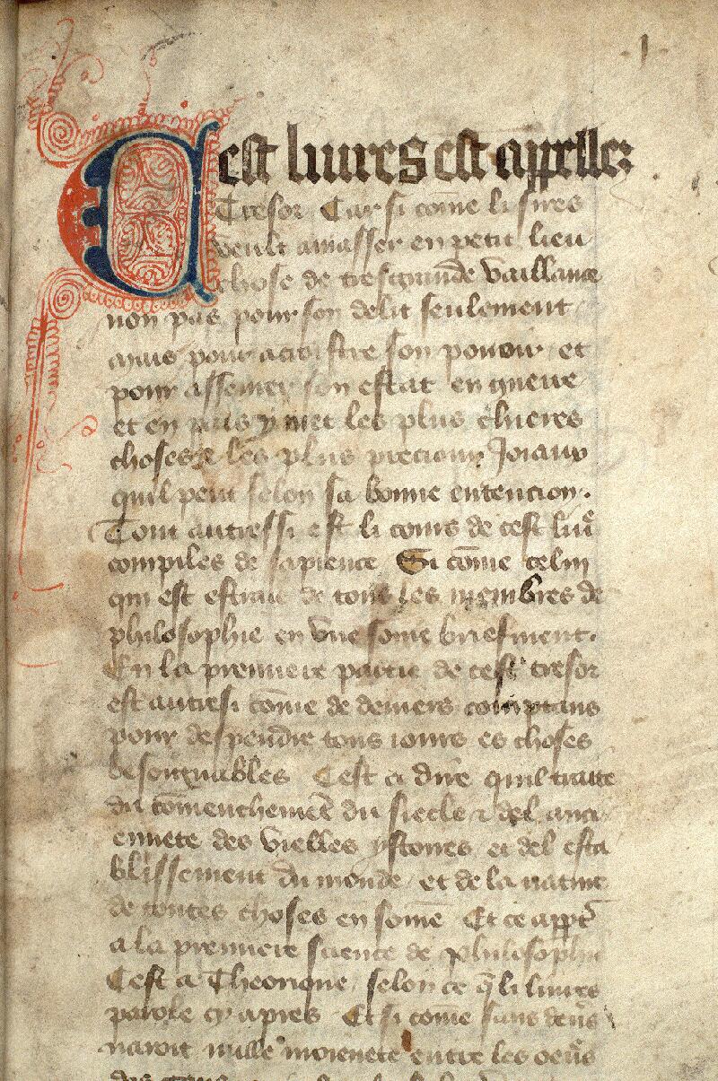 Paris, Bibl. Mazarine, ms. 3871, f. 001 - vue 3
