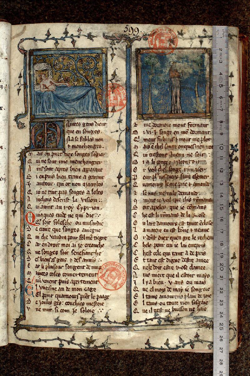 Paris, Bibl. Mazarine, ms. 3874, f. 003 - vue 1