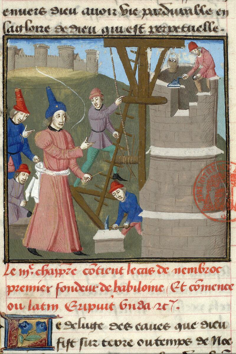 Paris, Bibl. Mazarine, ms. 3878, f. 009v - vue 2