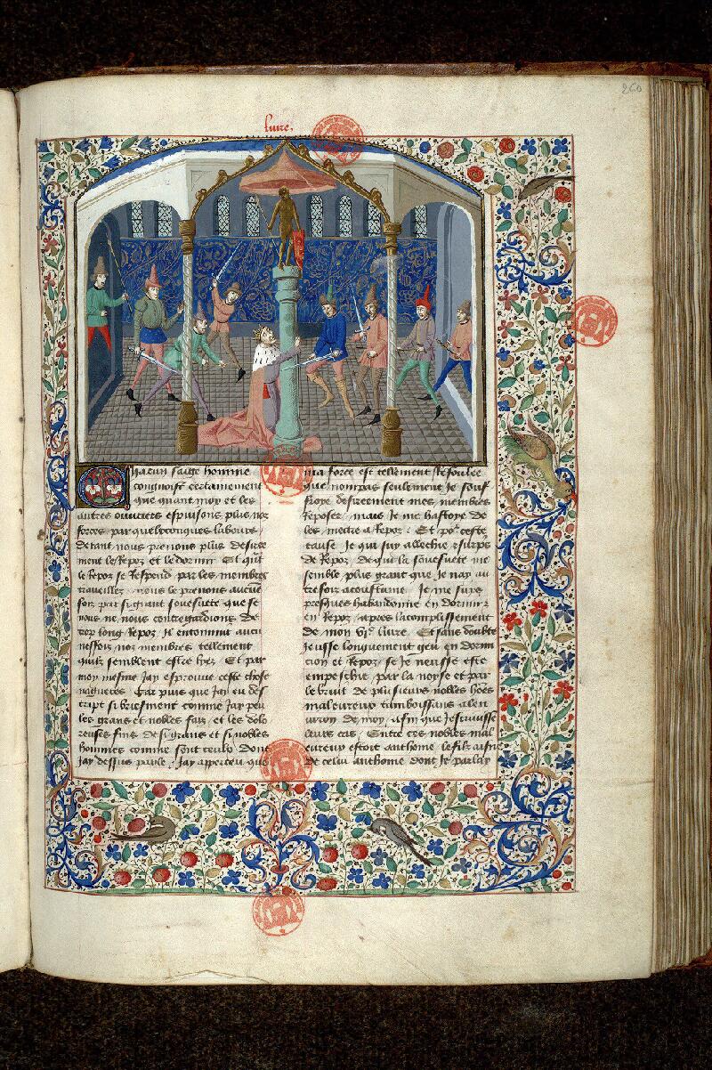Paris, Bibl. Mazarine, ms. 3878, f. 260 - vue 1