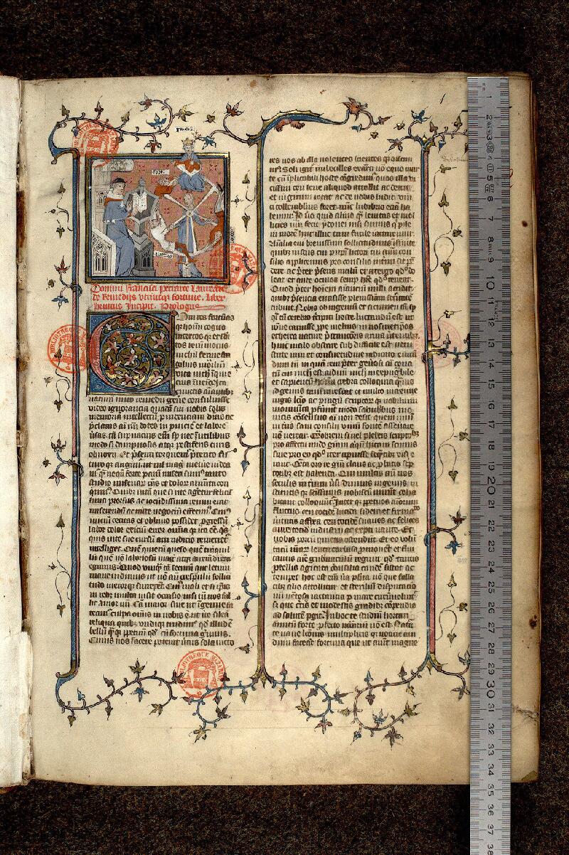 Paris, Bibl. Mazarine, ms. 3882, f. 001 - vue 1