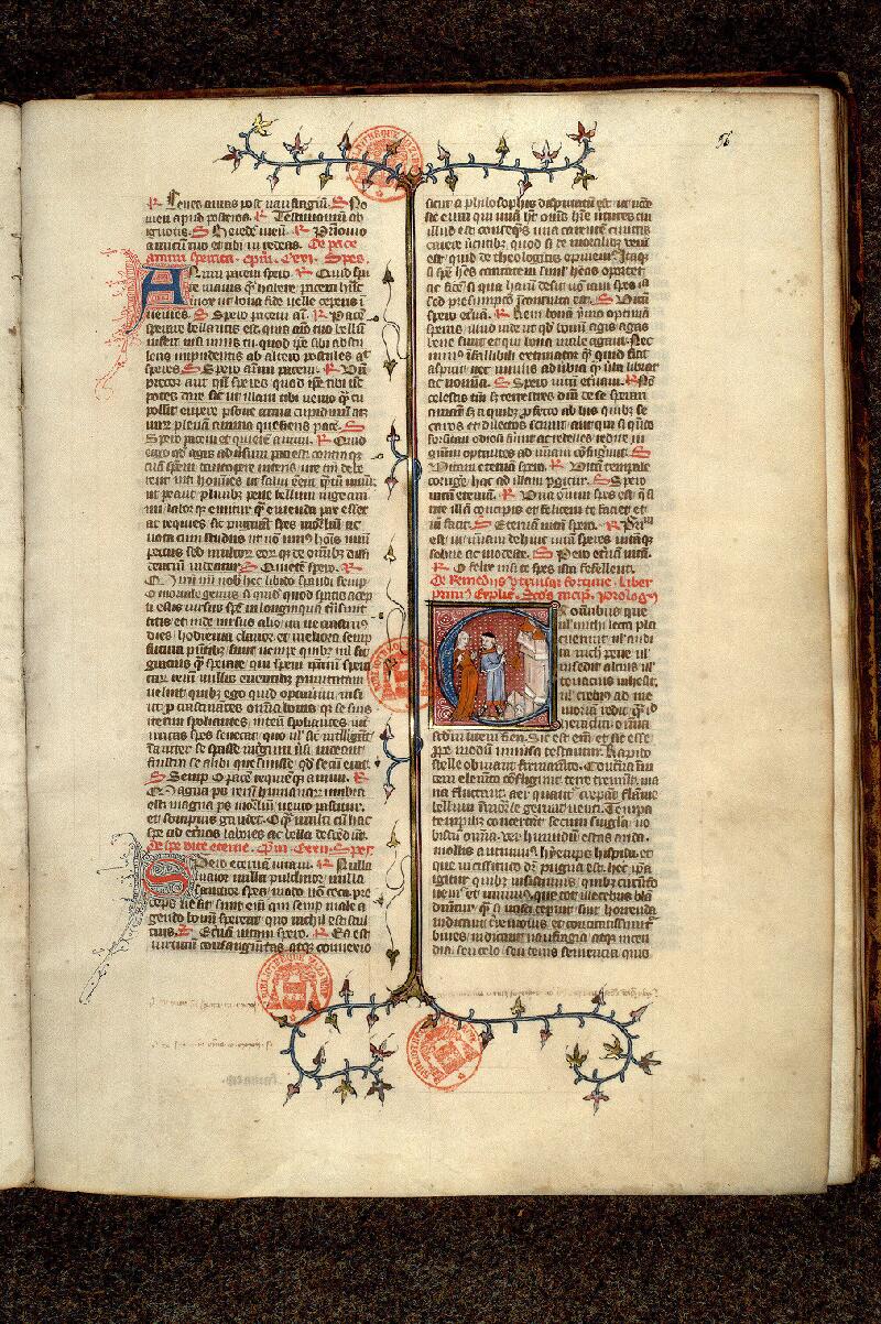 Paris, Bibl. Mazarine, ms. 3882, f. 056 - vue 1