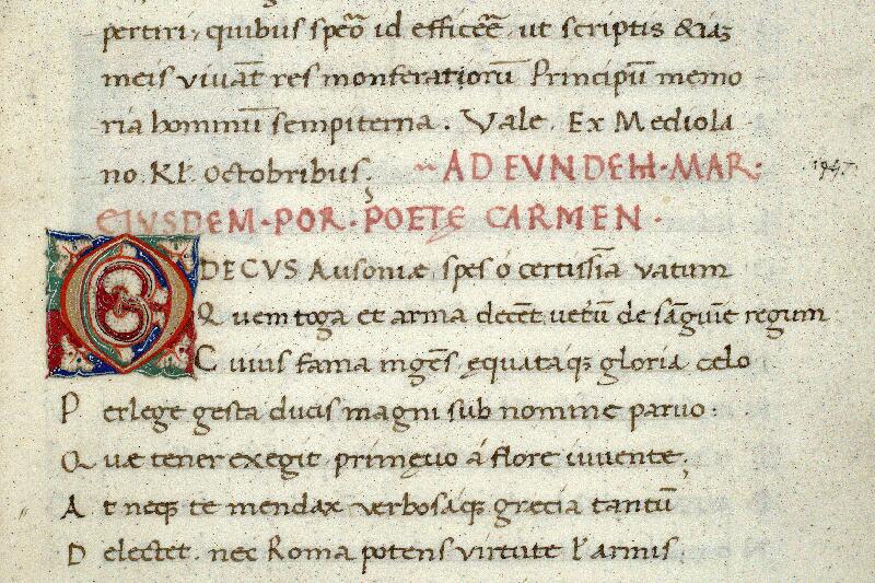 Paris, Bibl. Mazarine, ms. 3889, f. 003