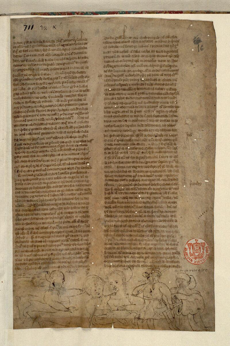 Paris, Bibl. Mazarine, ms. 4314, f. 016 - vue 2