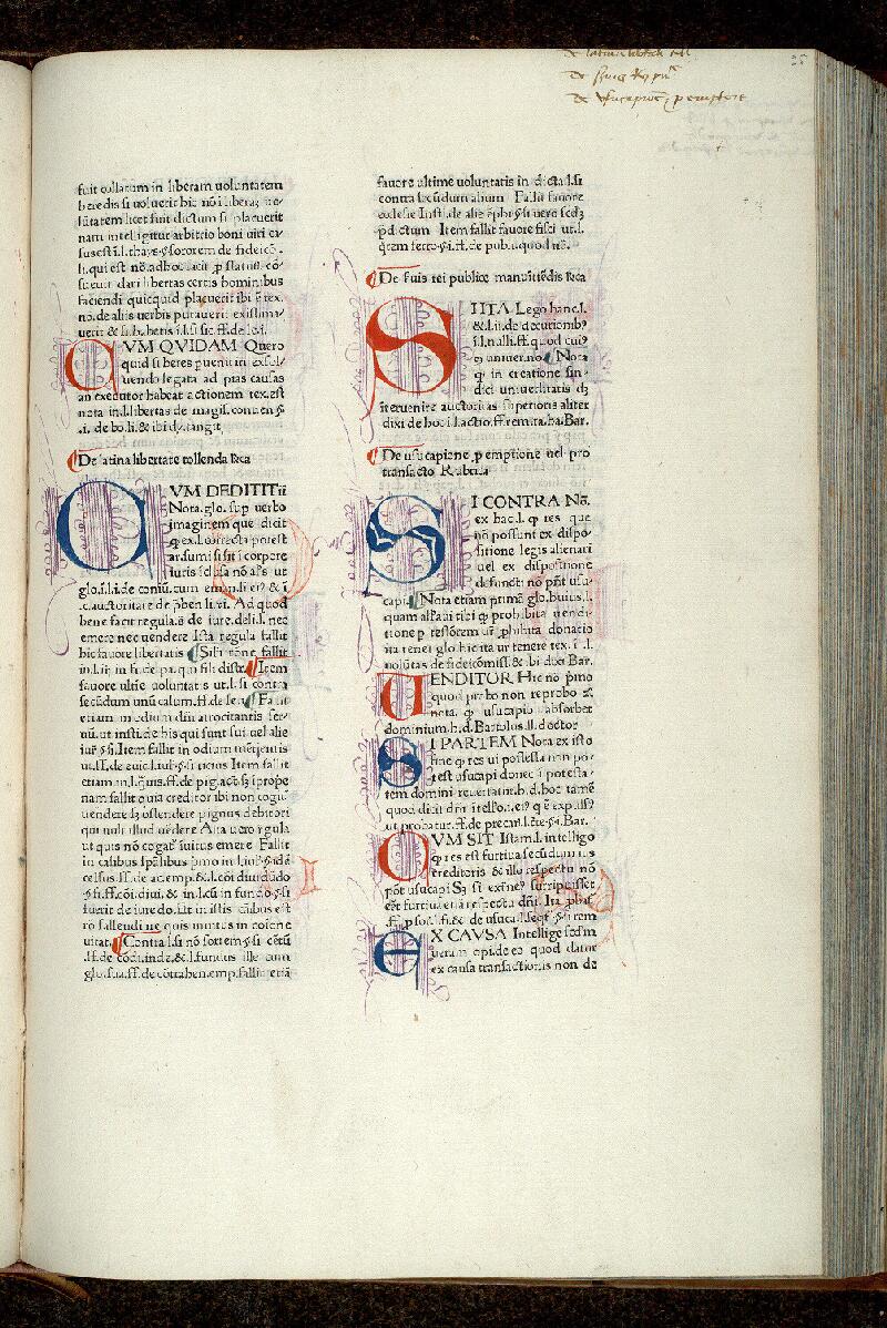 Paris, Bibl. Mazarine, inc. 0048, t. IV, f. 096