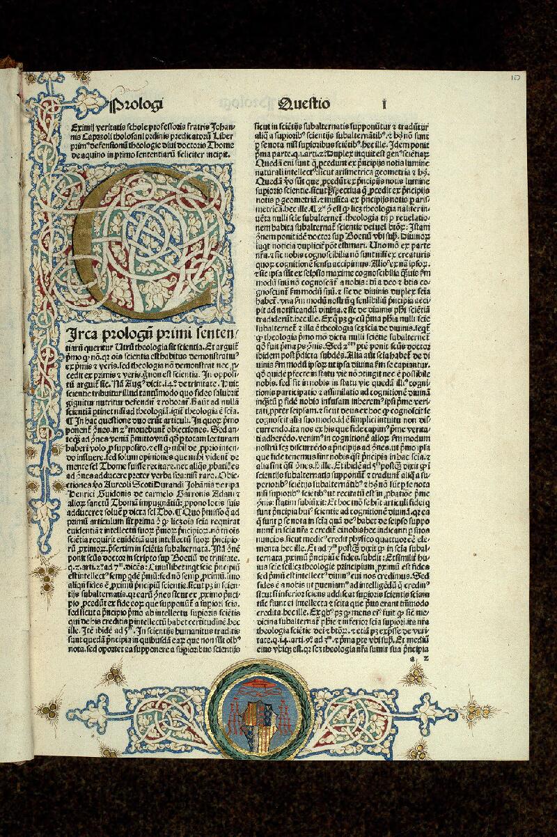 Paris, Bibl. Mazarine, inc. 0361, t. I, f. 010 - vue 2