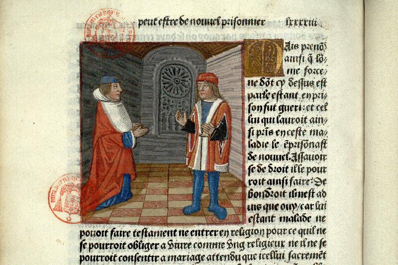 Paris, Bibl. Mazarine, inc. 0713, f. 110v