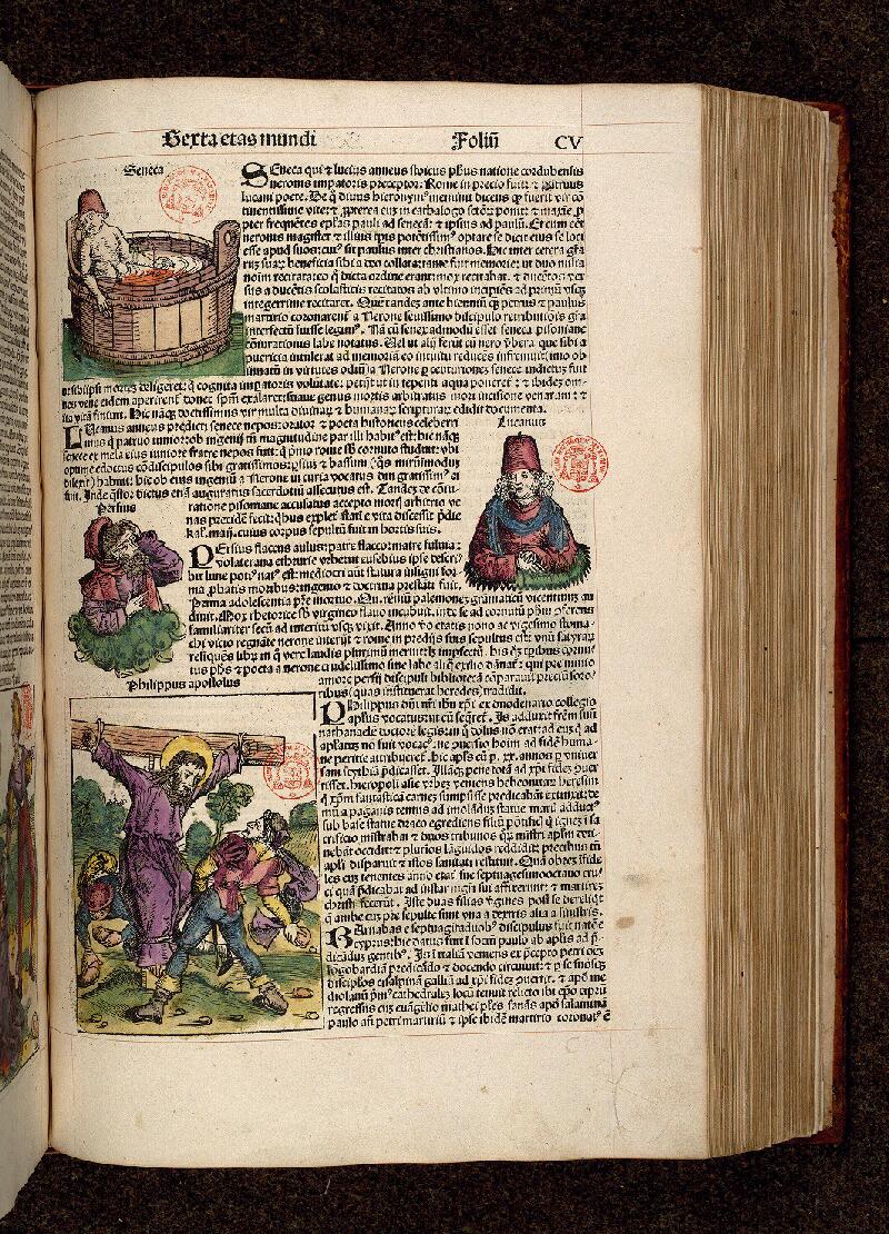 Paris, Bibl. Mazarine, inc. 0719, f. 105 - vue 1