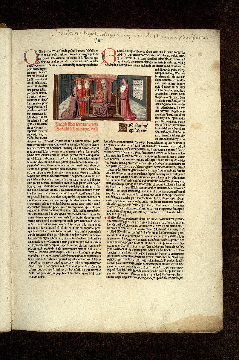 Paris, Bibl. Mazarine, inc. 1227, A f. 005 - vue 2