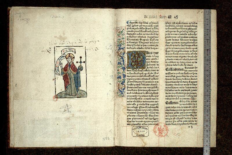 Paris, Bibl. Mazarine, inc. 1381, f. 000Av-001 - vue 1