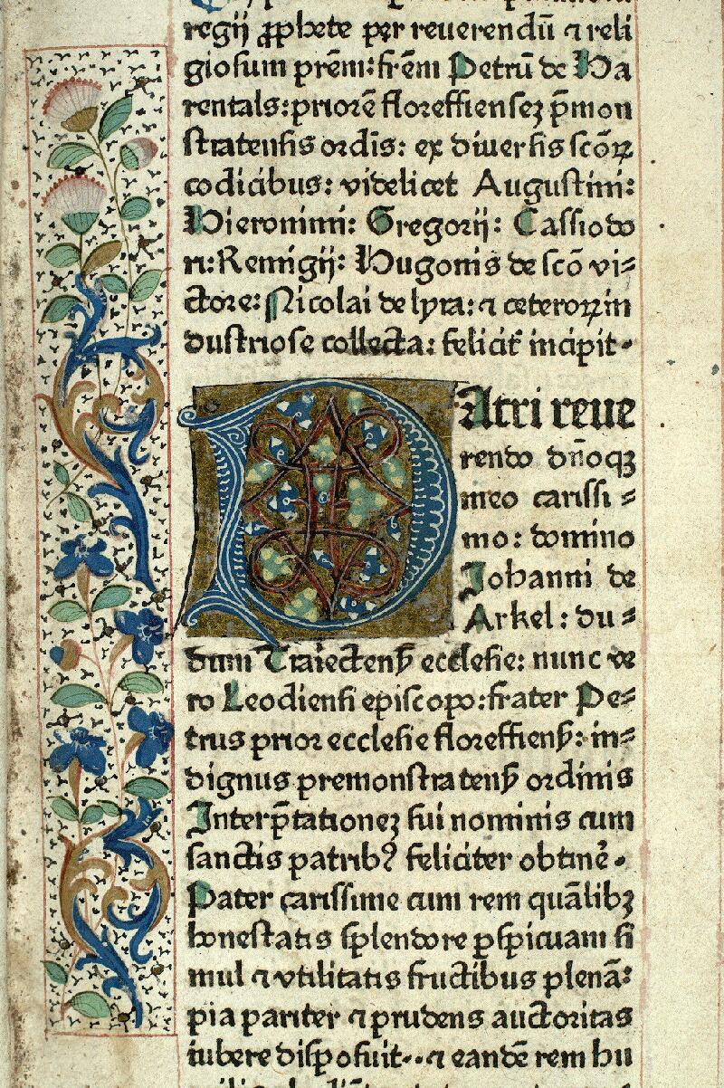 Paris, Bibl. Mazarine, inc. 1381, f. 001