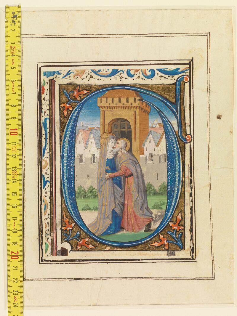 PARIS, Bibliothèque de l'Ecole des Beaux-Arts, Mn.Mas 0145, vue 1 avec réglet