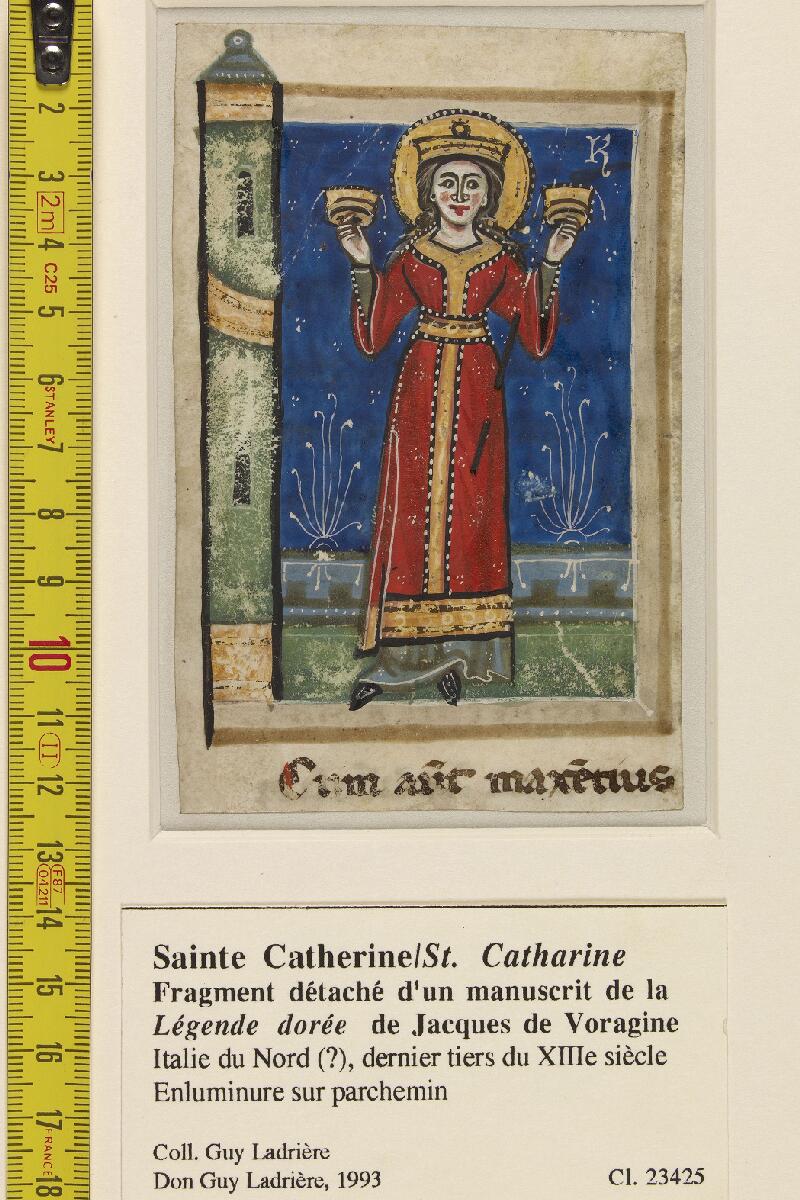 Paris, Musée national du Moyen Âge, Cl. 23425, recto - vue 1