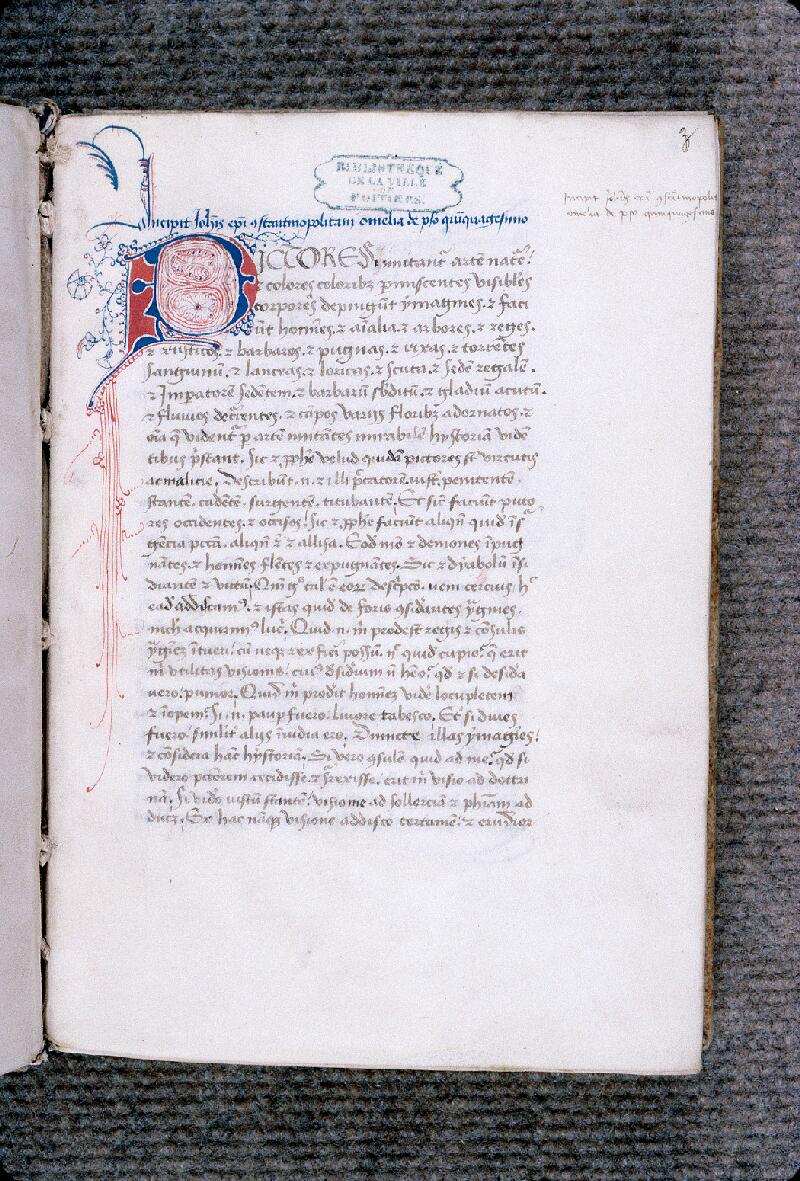 Poitiers, Bibl. mun., ms. 0062, f. 003 - vue 2