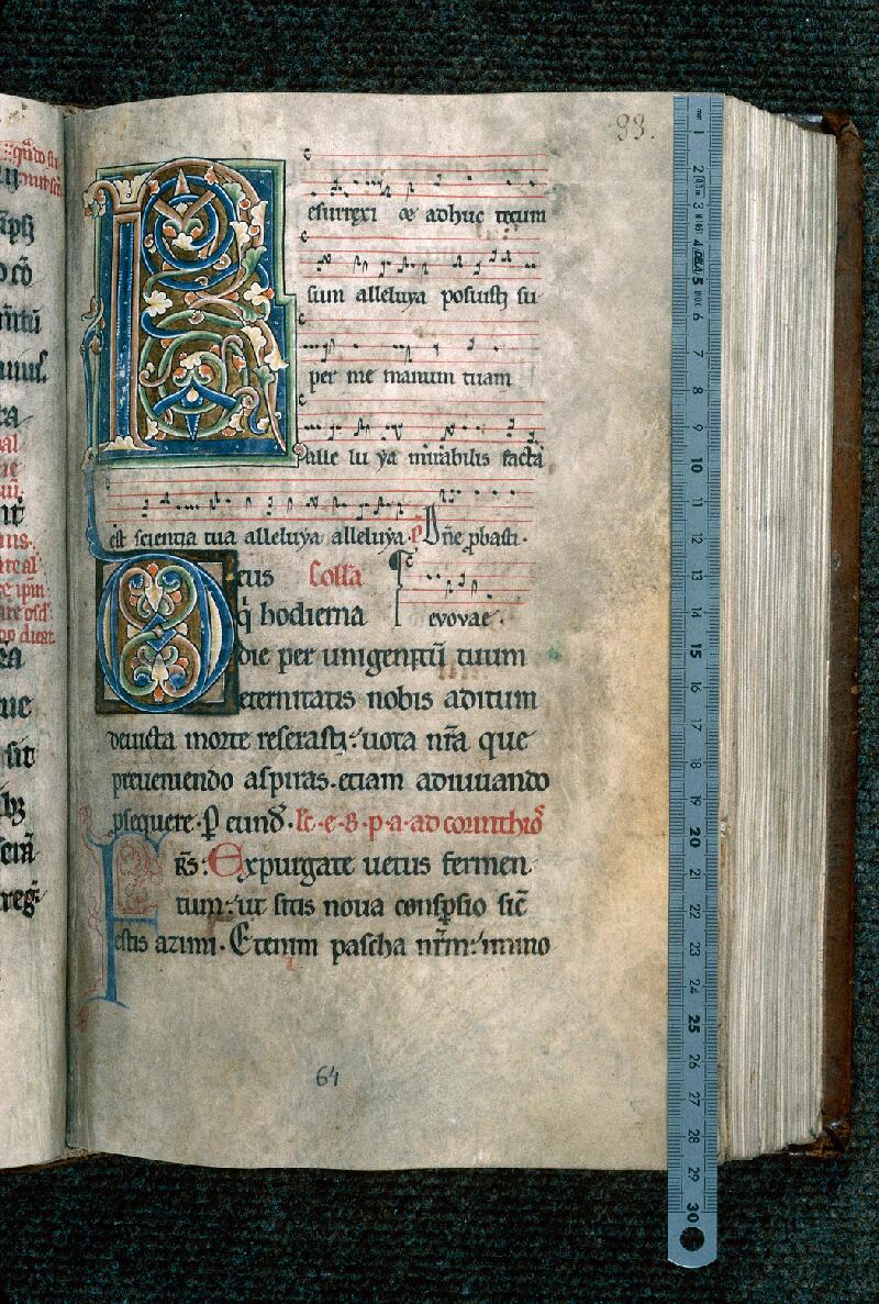 Provins, Bibl. mun., ms. 0011, f. 033 - vue 1