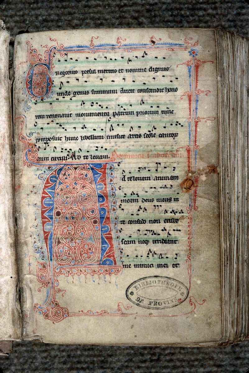 Provins, Bibl. mun., ms. 0012, f. 001 - vue 2