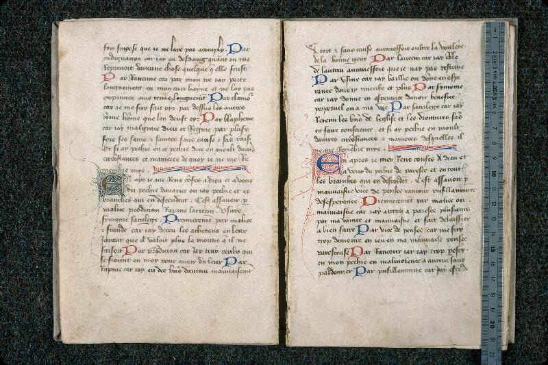Provins, Bibl. mun., ms. 0025, f. 003v-004 - vue 1