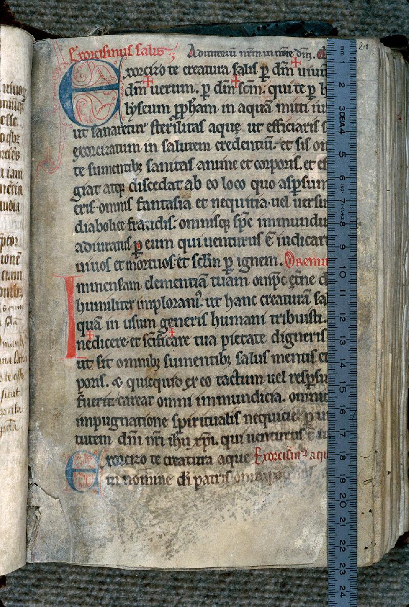 Provins, Bibl. mun., ms. 0229, f. 021 - vue 1