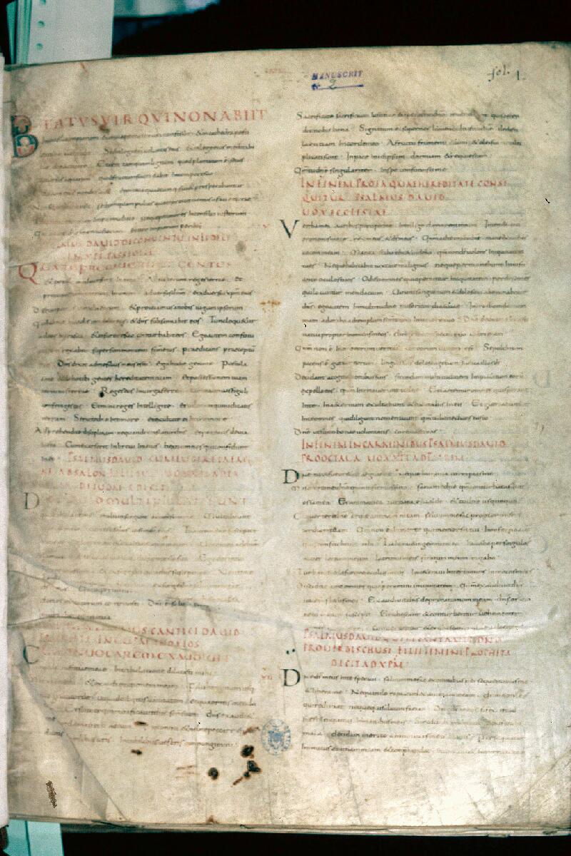 Reims, Bibl. mun., ms. 0002, f. 001