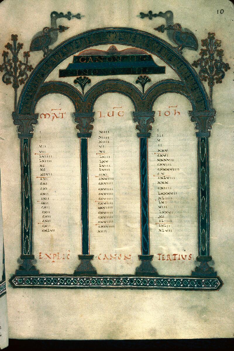 Reims, Bibl. mun., ms. 0010, f. 010 - vue 1
